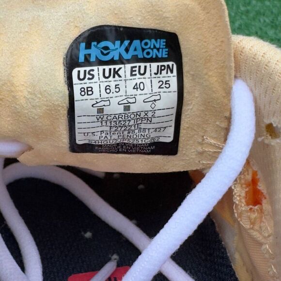 HOKA ONE ONE CARBON X 2 - Women’s Running Shoes - SIZE 8B - Picture 10 of 10